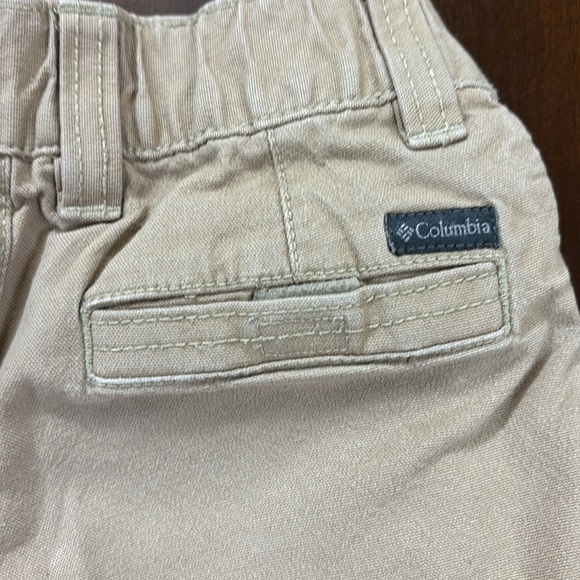 Columbia Shorts For Boys Khaki Colored Size XXS 4/5 - Picture 6 of 9